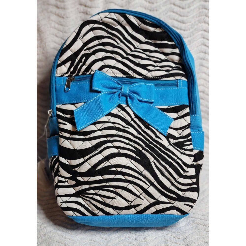 NEW HtF Mini Backpack ZEBRA w/Hot Pink BOW &Accents Rare NwT Gr8 Holiday Gift